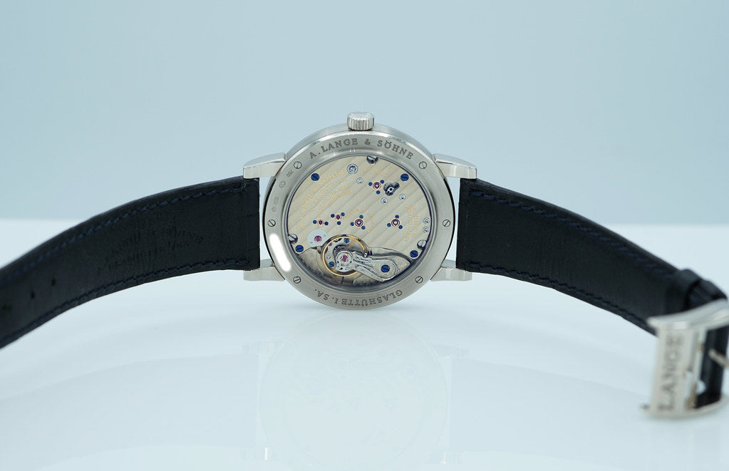 A. Lange & Sohne 1815 18K WHITE GOLD MANUAL 233.026 40MM SERVICED FULL SET