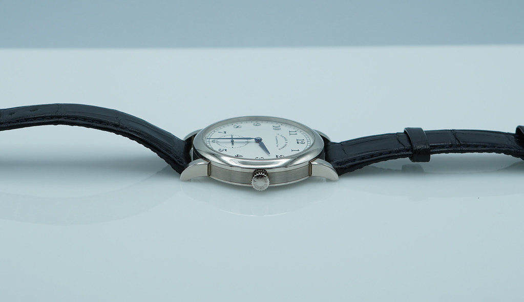 A. Lange & Sohne 1815 18K WHITE GOLD MANUAL 233.026 40MM SERVICED FULL SET