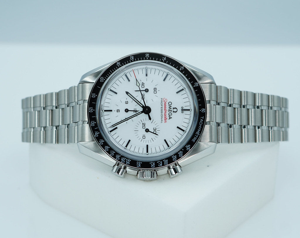 Omega Speedmaster Professional Moonwatch Cal. 3861 White Dial – 2024 Full Set