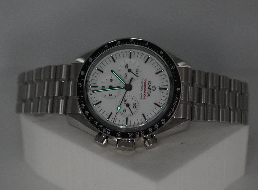 Omega Speedmaster Professional Moonwatch Cal. 3861 White Dial – 2024 Full Set