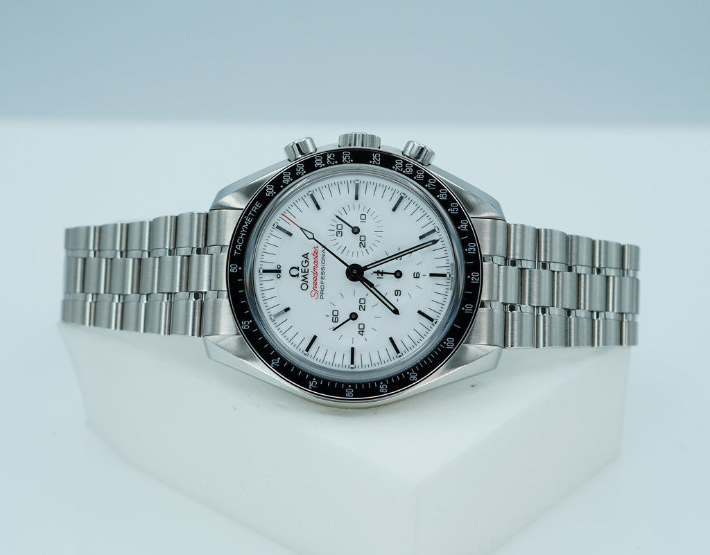 Omega Speedmaster Professional Moonwatch Cal. 3861 White Dial – 2024 Full Set