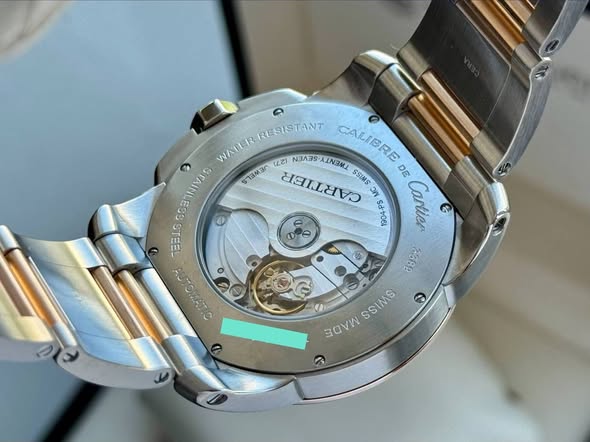 Cartier Calibre De Cartier Steel/18k Rose Gold